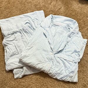 Victoria secret Light Blue Pajama Set